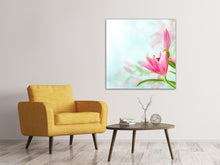 Laden Sie das Bild in den Galerie-Viewer, Leinwandbild Romantische Lilien