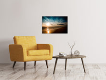 Laden Sie das Bild in den Galerie-Viewer, Leinwandbild Strandspaziergang