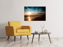 Laden Sie das Bild in den Galerie-Viewer, Leinwandbild Strandspaziergang