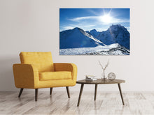 Laden Sie das Bild in den Galerie-Viewer, Leinwandbild Der Berg im Schnee