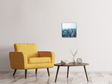 Laden Sie das Bild in den Galerie-Viewer, Leinwandbild Skyline Manhattan in der Abenddämmerung