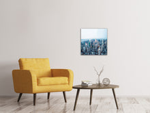 Laden Sie das Bild in den Galerie-Viewer, Leinwandbild Skyline Manhattan in der Abenddämmerung