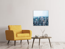 Laden Sie das Bild in den Galerie-Viewer, Leinwandbild Skyline Manhattan in der Abenddämmerung