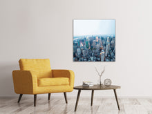 Laden Sie das Bild in den Galerie-Viewer, Leinwandbild Skyline Manhattan in der Abenddämmerung