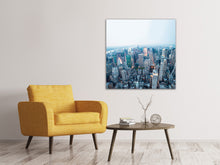 Laden Sie das Bild in den Galerie-Viewer, Leinwandbild Skyline Manhattan in der Abenddämmerung