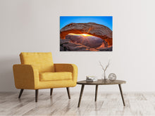 Laden Sie das Bild in den Galerie-Viewer, Leinwandbild Sonnenuntergang am Mesa Arch
