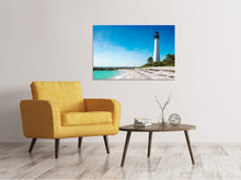 Laden Sie das Bild in den Galerie-Viewer, Leinwandbild Cape Florida Ligthhouse