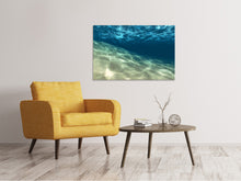 Laden Sie das Bild in den Galerie-Viewer, Leinwandbild Unter dem Wasser