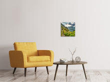 Laden Sie das Bild in den Galerie-Viewer, Leinwandbild Bergaussicht
