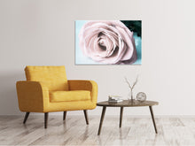 Laden Sie das Bild in den Galerie-Viewer, Leinwandbild Pastellrose