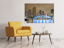 Laden Sie das Bild in den Galerie-Viewer, Leinwandbild Skyline Tokio in der Nacht