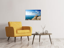 Laden Sie das Bild in den Galerie-Viewer, Leinwandbild Die Möwen und das Meer