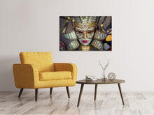 Laden Sie das Bild in den Galerie-Viewer, Leinwandbild Venezianische Maske