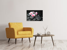 Laden Sie das Bild in den Galerie-Viewer, Leinwandbild Feng-Shui-Orchidee Zen