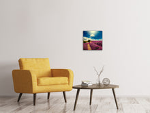 Laden Sie das Bild in den Galerie-Viewer, Leinwandbild Das Lavendeltal