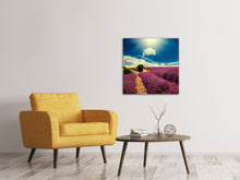 Laden Sie das Bild in den Galerie-Viewer, Leinwandbild Das Lavendeltal