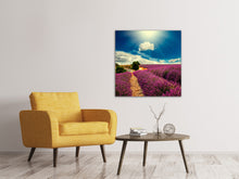 Laden Sie das Bild in den Galerie-Viewer, Leinwandbild Das Lavendeltal