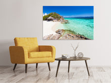 Laden Sie das Bild in den Galerie-Viewer, Leinwandbild Das Haus am Strand