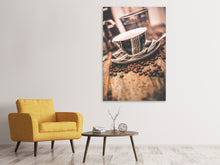 Laden Sie das Bild in den Galerie-Viewer, Leinwandbild Die Tasse Kaffee