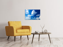 Laden Sie das Bild in den Galerie-Viewer, Leinwandbild Himmelblau
