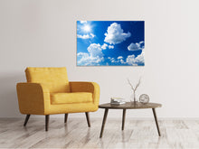 Laden Sie das Bild in den Galerie-Viewer, Leinwandbild Himmelblau
