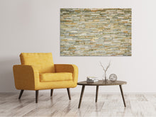 Laden Sie das Bild in den Galerie-Viewer, Leinwandbild Edle Steinmauer