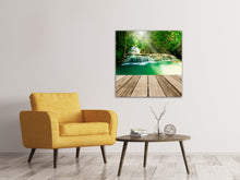 Laden Sie das Bild in den Galerie-Viewer, Leinwandbild Wasserfall Thailand