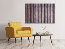 Laden Sie das Bild in den Galerie-Viewer, Leinwandbild Holzwand