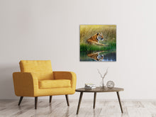 Laden Sie das Bild in den Galerie-Viewer, Leinwandbild Der Tiger