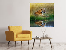 Laden Sie das Bild in den Galerie-Viewer, Leinwandbild Der Tiger