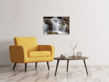 Laden Sie das Bild in den Galerie-Viewer, Leinwandbild Wasserfall XXL