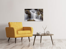 Laden Sie das Bild in den Galerie-Viewer, Leinwandbild Wasserfall XXL