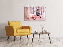 Laden Sie das Bild in den Galerie-Viewer, Leinwandbild Spa + Buddha