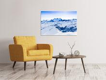 Laden Sie das Bild in den Galerie-Viewer, Leinwandbild Die Schweizer Alpen