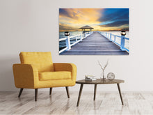Laden Sie das Bild in den Galerie-Viewer, Leinwandbild Die Brücke ins Meer