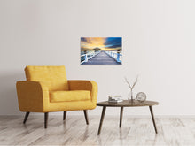 Laden Sie das Bild in den Galerie-Viewer, Leinwandbild Die Brücke ins Meer
