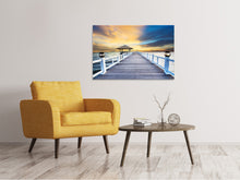 Laden Sie das Bild in den Galerie-Viewer, Leinwandbild Die Brücke ins Meer