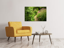 Laden Sie das Bild in den Galerie-Viewer, Leinwandbild Gartenweg