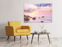 Laden Sie das Bild in den Galerie-Viewer, Leinwandbild Sonnenaufgang am Meer