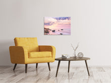 Laden Sie das Bild in den Galerie-Viewer, Leinwandbild Sonnenaufgang am Meer