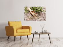 Laden Sie das Bild in den Galerie-Viewer, Leinwandbild Rosmarin