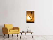 Laden Sie das Bild in den Galerie-Viewer, Leinwandbild Romantischer Sonnenuntergang