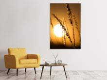 Laden Sie das Bild in den Galerie-Viewer, Leinwandbild Romantischer Sonnenuntergang