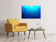 Laden Sie das Bild in den Galerie-Viewer, Leinwandbild Fischwelt