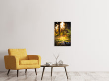 Laden Sie das Bild in den Galerie-Viewer, Leinwandbild Der Wald im Hintergrund