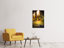 Laden Sie das Bild in den Galerie-Viewer, Leinwandbild Der Wald im Hintergrund
