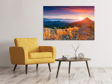 Laden Sie das Bild in den Galerie-Viewer, Leinwandbild Sonnenuntergang in den Alpen