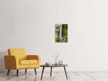 Laden Sie das Bild in den Galerie-Viewer, Leinwandbild Klarer Wasserfall
