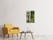 Laden Sie das Bild in den Galerie-Viewer, Leinwandbild Klarer Wasserfall
