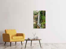 Laden Sie das Bild in den Galerie-Viewer, Leinwandbild Klarer Wasserfall
